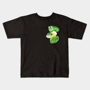 Homalomena Tropical Plant Kids T-Shirt